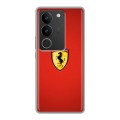 Дизайнерский силиконовый чехол для Vivo S17 Ferrari