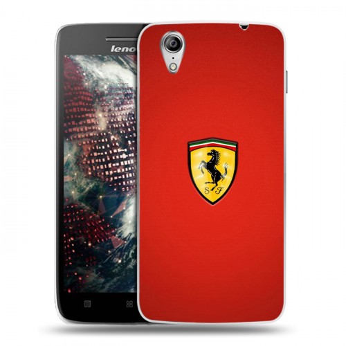 Дизайнерский пластиковый чехол для Lenovo Vibe X Ferrari