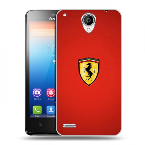 Дизайнерский пластиковый чехол для Lenovo S890 Ferrari