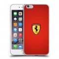 Дизайнерский силиконовый чехол для Iphone 6 Plus/6s Plus Ferrari