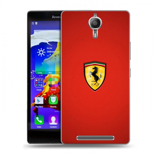 Дизайнерский пластиковый чехол для Lenovo P90 Ferrari