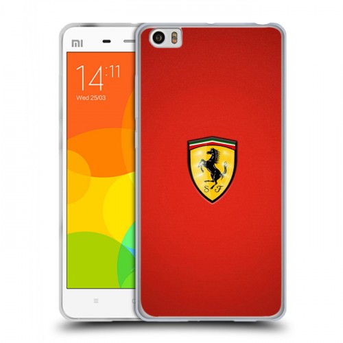 Дизайнерский пластиковый чехол для Xiaomi Mi Note Ferrari