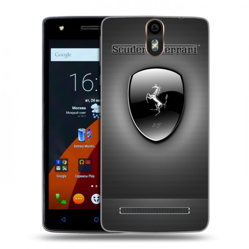 Дизайнерский силиконовый чехол для Wileyfox Storm Ferrari