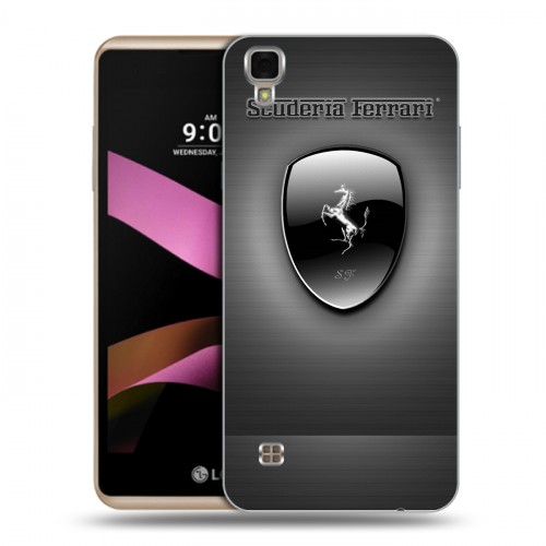 Дизайнерский пластиковый чехол для LG X Style Ferrari