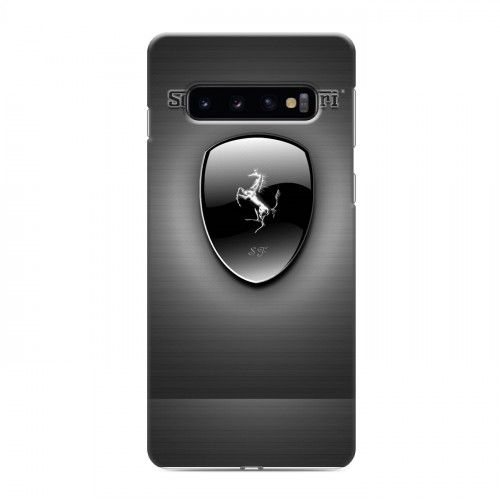 Дизайнерский силиконовый чехол для Samsung Galaxy S10 Ferrari