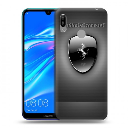 Дизайнерский пластиковый чехол для Huawei Y6 (2019) Ferrari