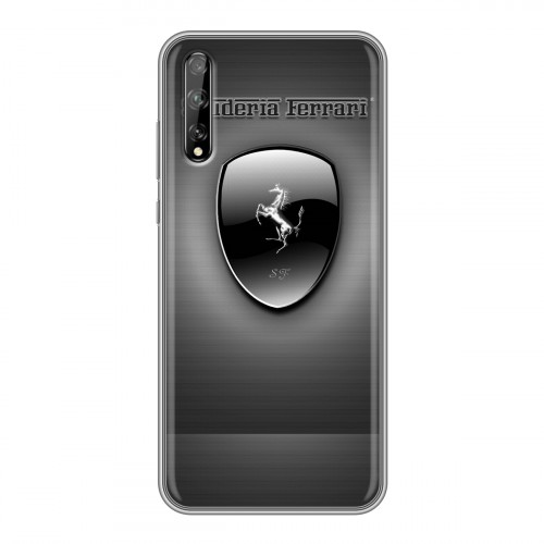 Дизайнерский силиконовый чехол для Huawei Y8p Ferrari