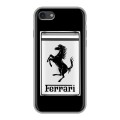 Дизайнерский силиконовый чехол для Iphone 7 Ferrari