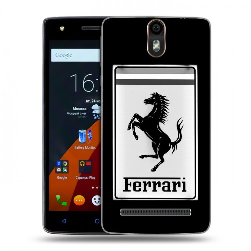 Дизайнерский силиконовый чехол для Wileyfox Storm Ferrari