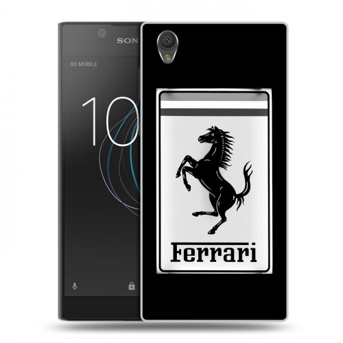 Дизайнерский пластиковый чехол для Sony Xperia L1 Ferrari