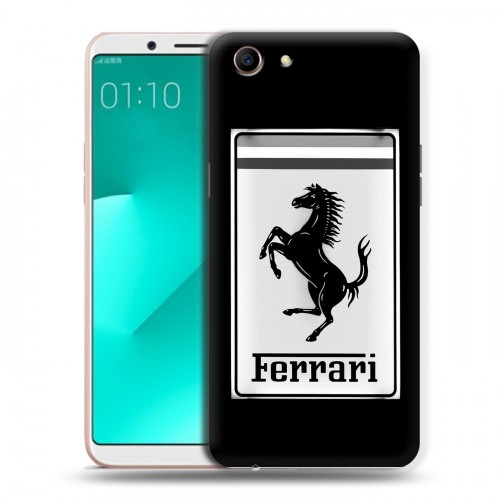 Дизайнерский пластиковый чехол для OPPO A83 Ferrari