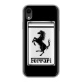 Дизайнерский силиконовый чехол для Iphone Xr Ferrari