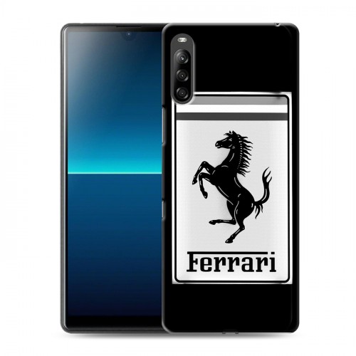 Дизайнерский силиконовый с усиленными углами чехол для Sony Xperia L4 Ferrari