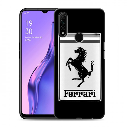 Дизайнерский силиконовый с усиленными углами чехол для OPPO A31 Ferrari