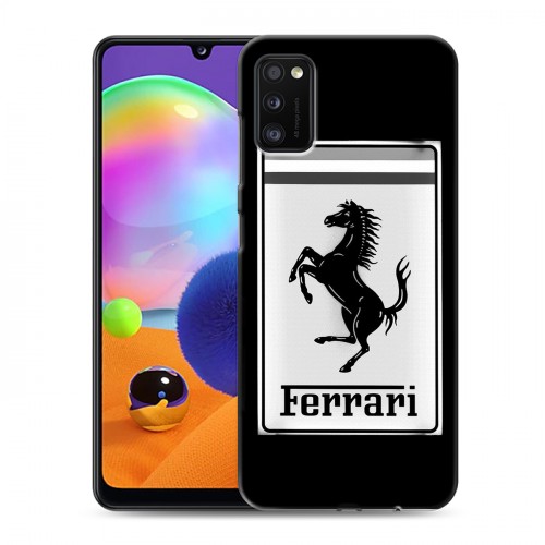 Дизайнерский силиконовый чехол для Samsung Galaxy A41 Ferrari