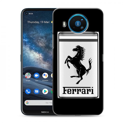 Дизайнерский силиконовый чехол для Nokia 8.3 Ferrari