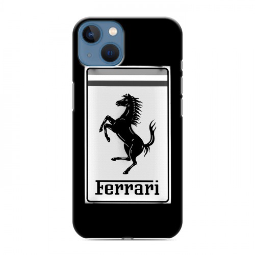 Дизайнерский силиконовый чехол для Iphone 13 Ferrari