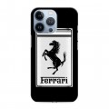 Дизайнерский силиконовый чехол для Iphone 13 Pro Ferrari