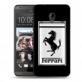 Дизайнерский пластиковый чехол для HTC Desire 700 Ferrari