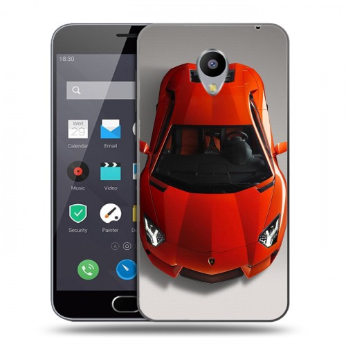 Дизайнерский пластиковый чехол для Meizu M2 Note Ferrari