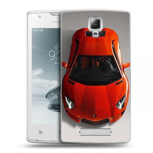 Дизайнерский пластиковый чехол для Lenovo A1000 Ferrari