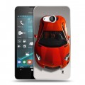 Дизайнерский пластиковый чехол для Microsoft Lumia 550 Ferrari