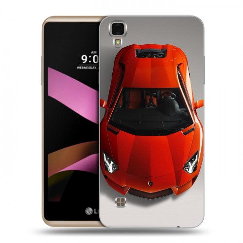 Дизайнерский пластиковый чехол для LG X Style Ferrari