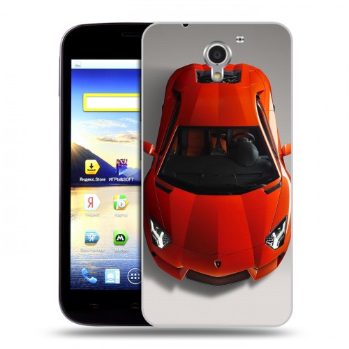 Дизайнерский пластиковый чехол для ZTE Blade A510 Ferrari