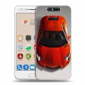 Дизайнерский пластиковый чехол для ZTE Blade V8 Ferrari