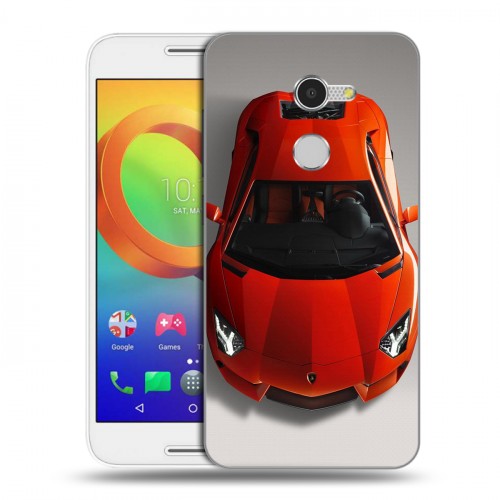 Дизайнерский силиконовый чехол для Alcatel A3 Ferrari