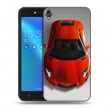 Дизайнерский пластиковый чехол для Asus ZenFone Live Ferrari