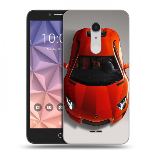 Дизайнерский пластиковый чехол для Alcatel A3 XL Ferrari