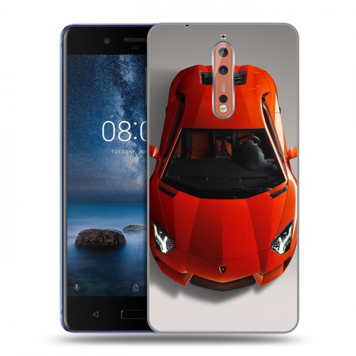 Дизайнерский пластиковый чехол для Nokia 8 Ferrari