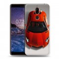 Дизайнерский пластиковый чехол для Nokia 7 Plus Ferrari