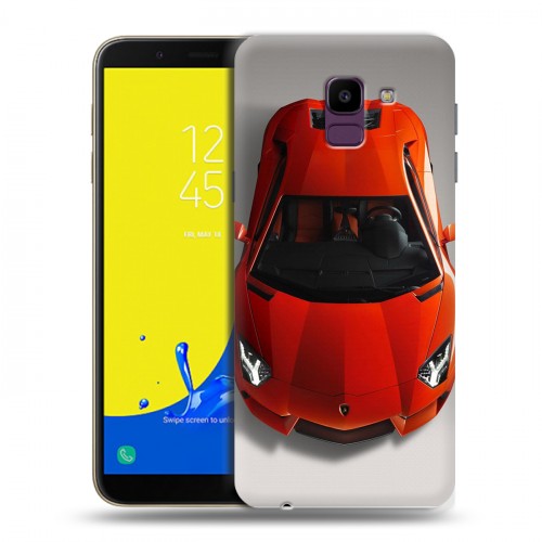 Дизайнерский пластиковый чехол для Samsung Galaxy J6 Ferrari