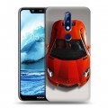 Дизайнерский пластиковый чехол для Nokia 5.1 Plus Ferrari