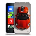 Дизайнерский пластиковый чехол для Nokia Lumia 620 Ferrari