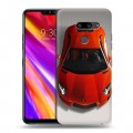 Дизайнерский пластиковый чехол для LG G8 ThinQ Ferrari