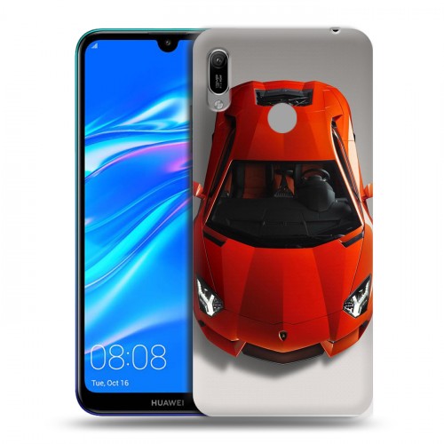 Дизайнерский пластиковый чехол для Huawei Y6 (2019) Ferrari