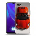 Дизайнерский силиконовый с усиленными углами чехол для OPPO A1k Ferrari