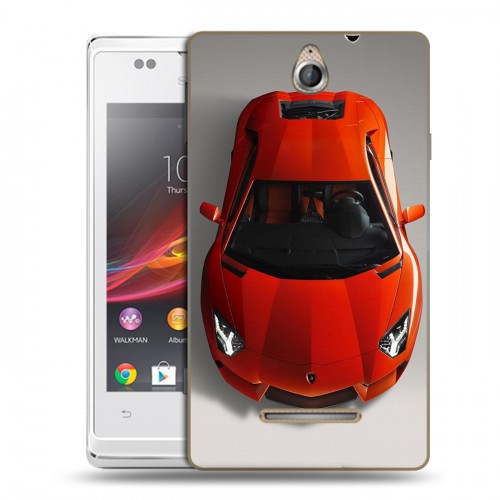 Дизайнерский пластиковый чехол для Sony Xperia E Ferrari