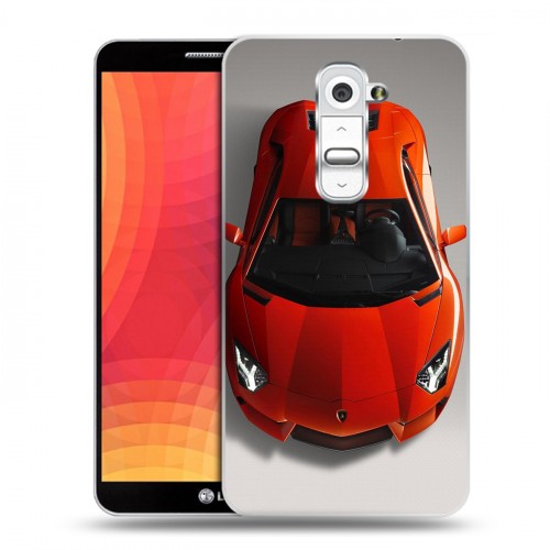 Дизайнерский пластиковый чехол для LG Optimus G2 Ferrari