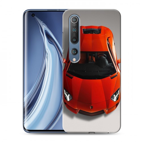 Дизайнерский силиконовый с усиленными углами чехол для Xiaomi Mi 10 Ferrari