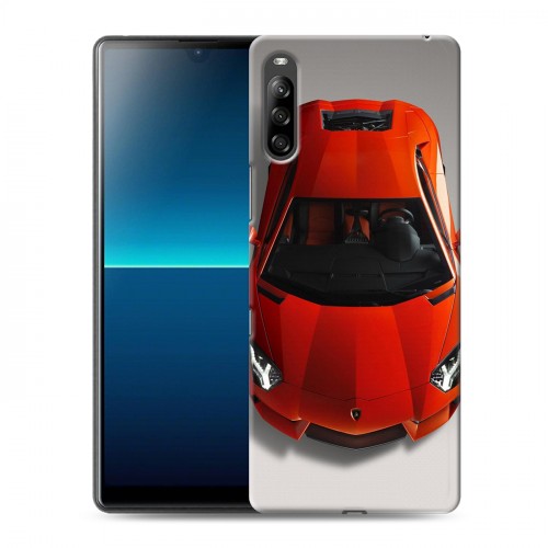 Дизайнерский силиконовый с усиленными углами чехол для Sony Xperia L4 Ferrari