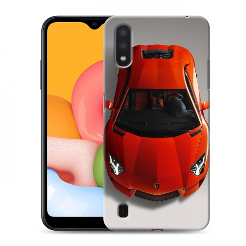 Дизайнерский силиконовый чехол для Samsung Galaxy M01 Ferrari