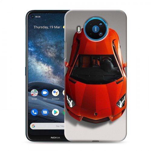 Дизайнерский силиконовый чехол для Nokia 8.3 Ferrari