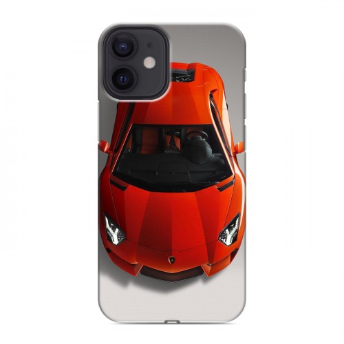 Дизайнерский силиконовый с усиленными углами чехол для Iphone 12 Mini Ferrari