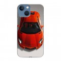 Дизайнерский пластиковый чехол для Iphone 13 Mini Ferrari