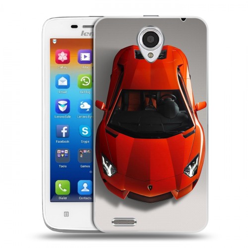 Дизайнерский пластиковый чехол для Lenovo S650 Ideaphone Ferrari