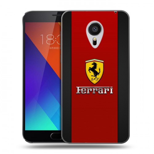 Дизайнерский пластиковый чехол для Meizu MX5 Ferrari